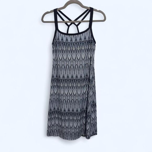 Prana Dresses & Skirts - prAna Cora Black & Gray Feather Dress Size S